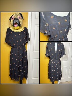 Cutesy, Fox print dress!!